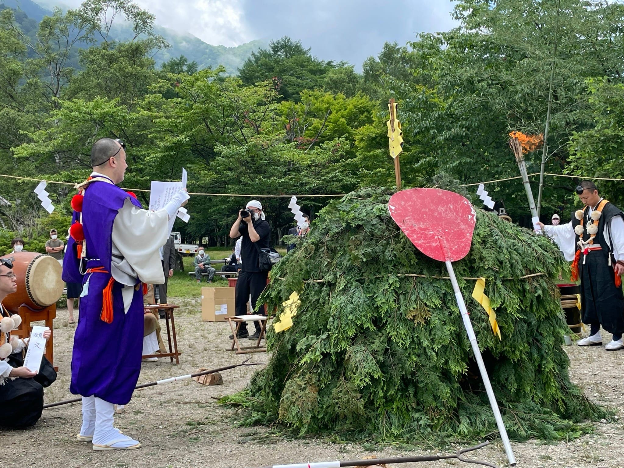 薬師講大祭・採灯大護摩供の様子 4
